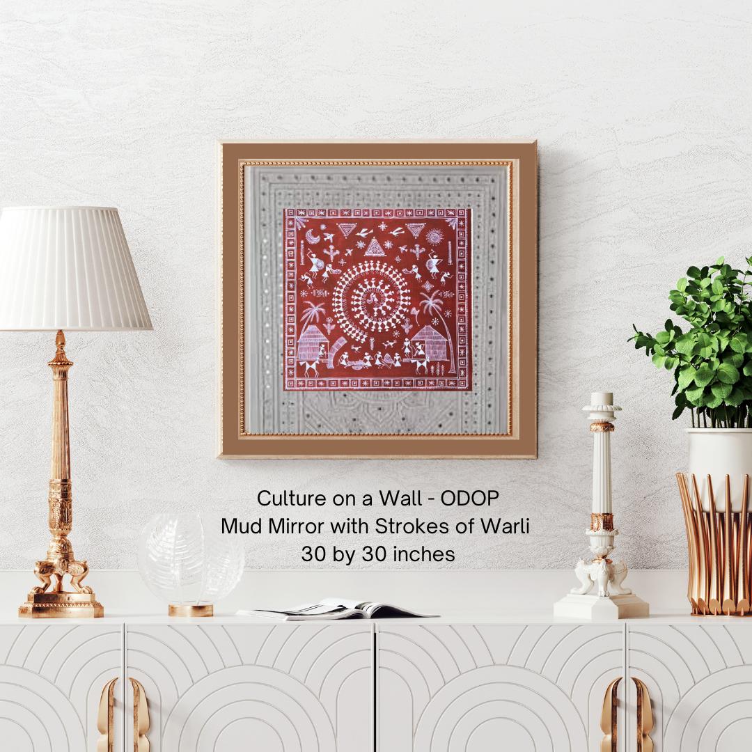 Whispers in White - Tribal India Frame