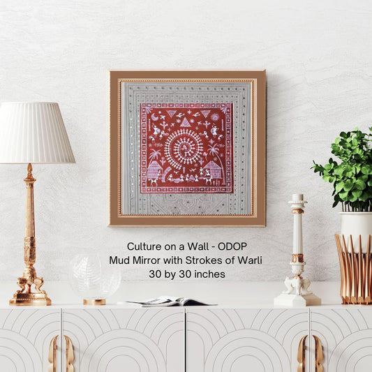 Whispers in White - Tribal India Frame